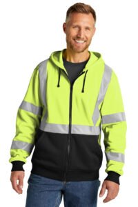 Alternative view of CornerStone ®  A107 Class 3 Heavy-Duty Fleece Full-Zip Hoodie CSF300