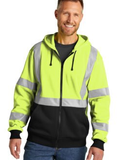 Alternative view of CornerStone ®  A107 Class 3 Heavy-Duty Fleece Full-Zip Hoodie CSF300