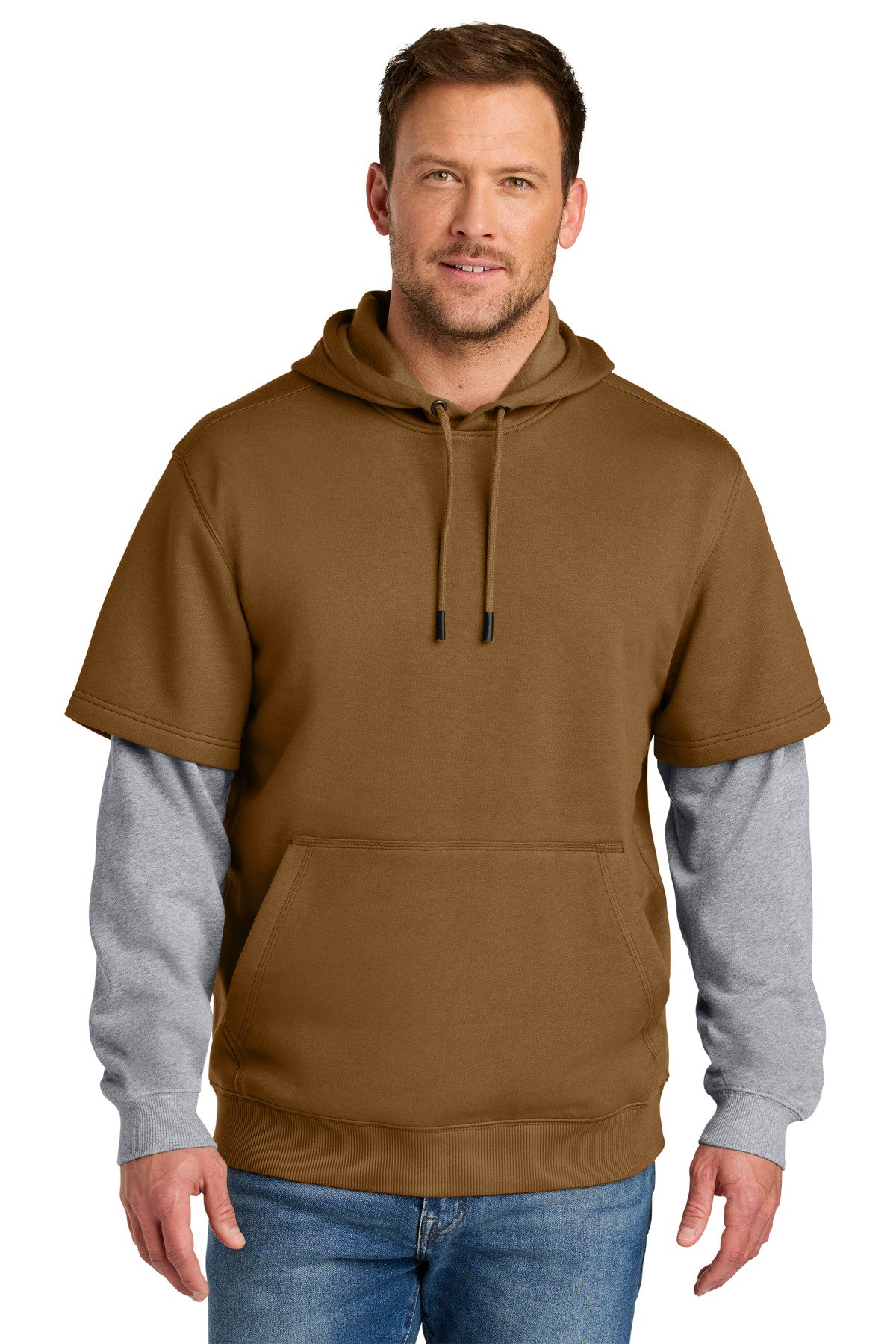 CornerStone ® Tough Fleece Layered Hoodie CSF632 - Image 2