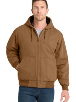 Alternative view of CornerStone ®  Washed Duck Cloth Insulated Hooded Work Jacket. CSJ41