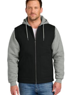CornerStone ® Duck Fleece Full-Zip Hooded Jacket CSJ42