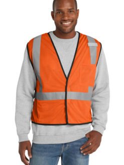 CornerStone ® ANSI 107 Class 2 Economy Mesh One-Pocket Vest. CSV100