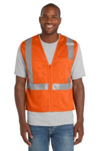 CornerStone  ®  ANSI 107 Class 2 Mesh Zippered Vest. CSV102