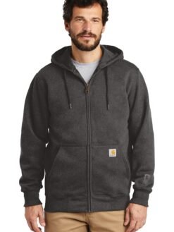 Alternative view of Carhartt  ®  Rain Defender  ®  Paxton Heavyweight Hooded Zip-Front Sweatshirt. CT100614