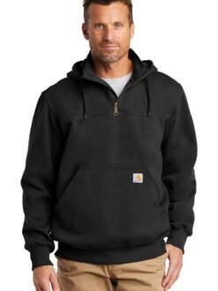 Carhartt ® Rain Defender ® Paxton Heavyweight Hooded Zip Mock Sweatshirt. CT100617