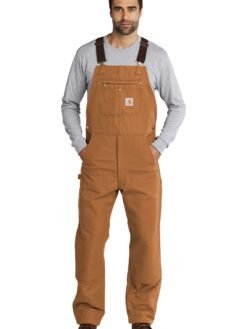 Alternative view of Carhartt ®  Duck Unlined Bib Overalls. CT102776