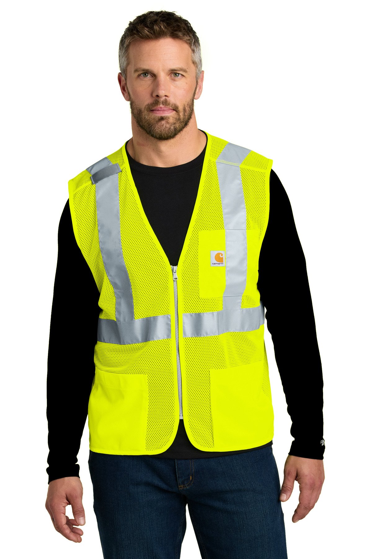 Carhartt ® ANSI Class 2 Mesh Zip-Front Vest CT106171