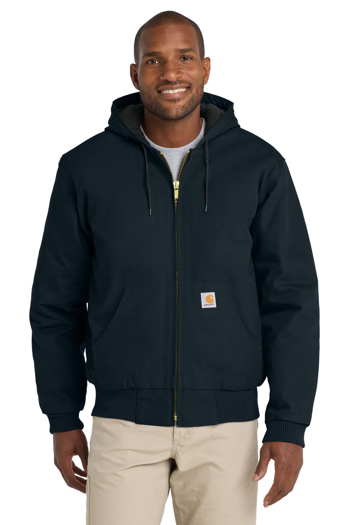 Carhartt ® Quilted-Flanne-Lined Duck Active Jac. CT106677 - Image 3