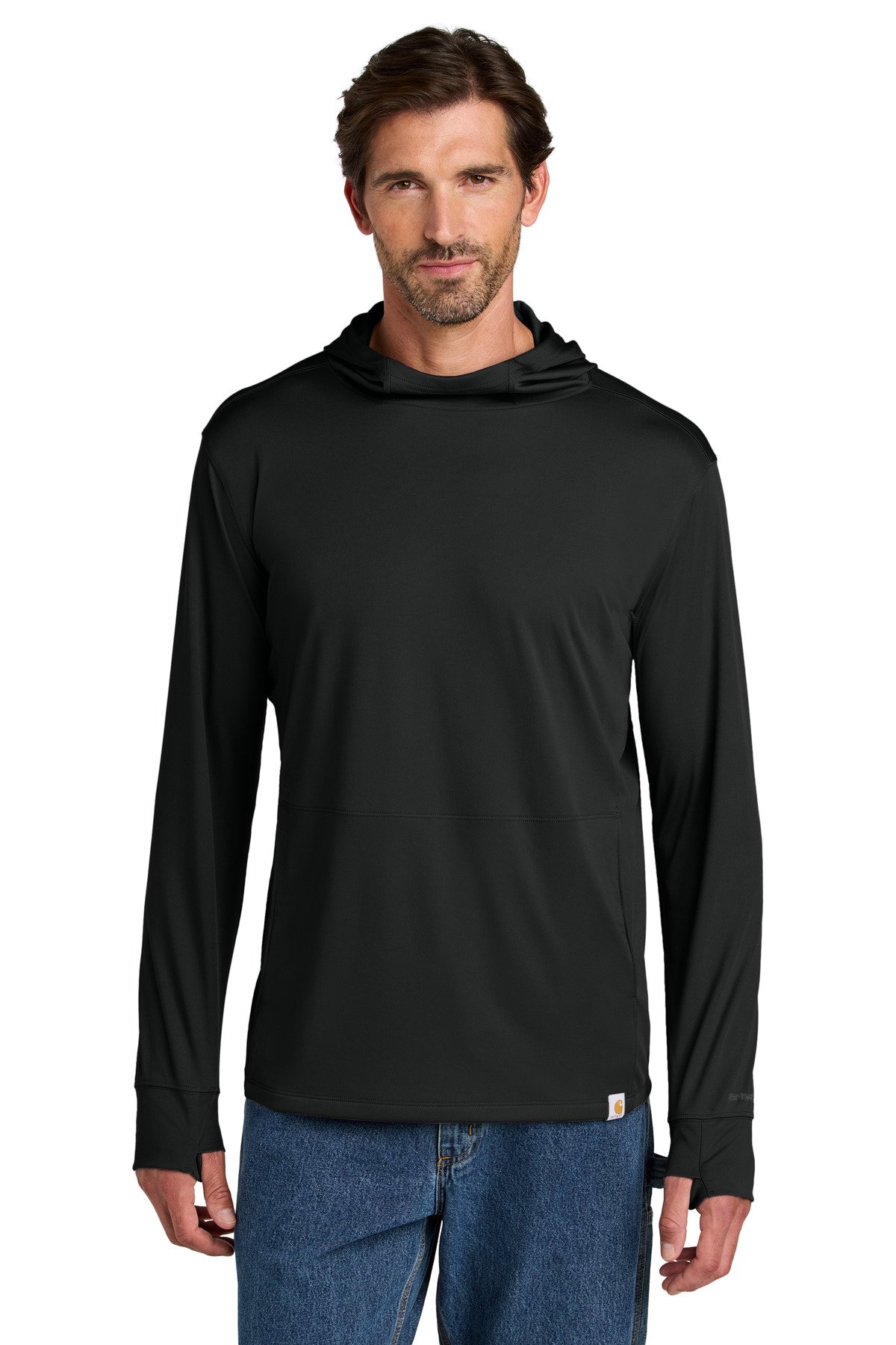 Carhartt Force Sun Defender Long Sleeve Hooded T-Shirt CT106923 - Image 2