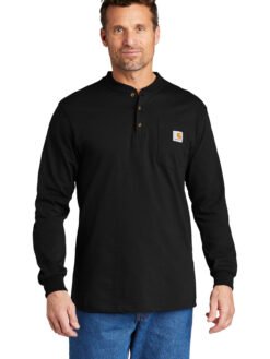 Alternative view of Carhartt ®  Long Sleeve Henley T-Shirt CTK128