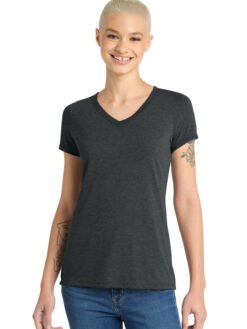 Alternative view of District ®  Women's Perfect Tri ®  V-Neck Tee. DM1350L