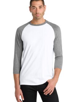 District ® Perfect Tri ® 3/4-Sleeve Raglan. DM136