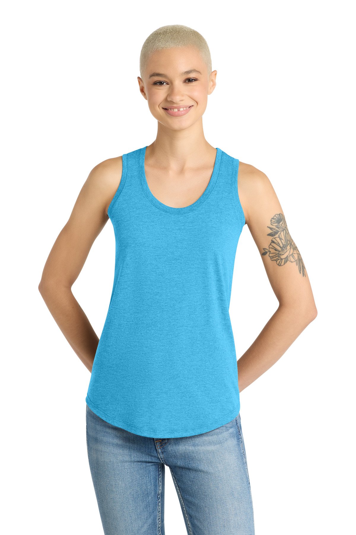 District ® Women's Perfect Tri ® Racerback Tank. DM138L - Image 9