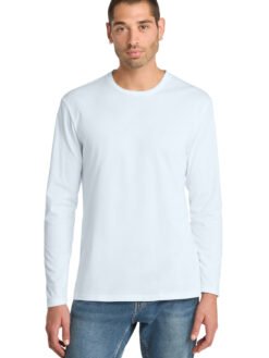 Alternative view of District  ®  Perfect Weight ®  Long Sleeve Tee. DT105