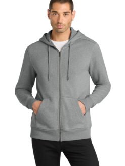 Alternative view of District  ®  Perfect Weight  ®  Fleece Full-Zip Hoodie DT1103