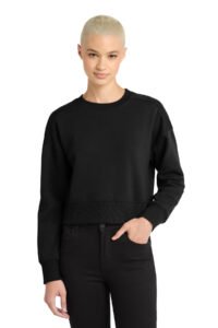 Alternative view of District  ®  Women's Perfect Weight  ®  Fleece Cropped Crew DT1105