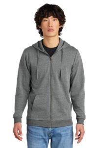 Alternative view of District ®  Perfect Tri ®  Fleece Full-Zip Hoodie DT1302