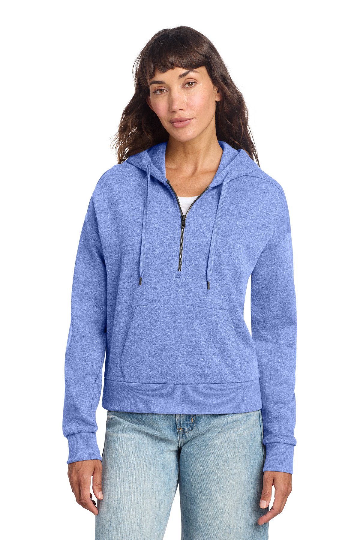 District ® Women's Perfect Tri ® Fleece 1/2-Zip Pullover DT1311 - Image 6