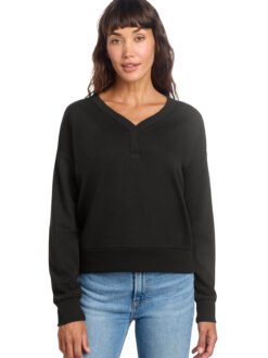 District ® Women's Perfect Tri ® Fleece V-Neck Sweatshirt DT1312