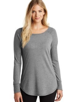 Alternative view of District  ®  Women's Perfect Tri  ®  Long Sleeve Tunic Tee. DT132L