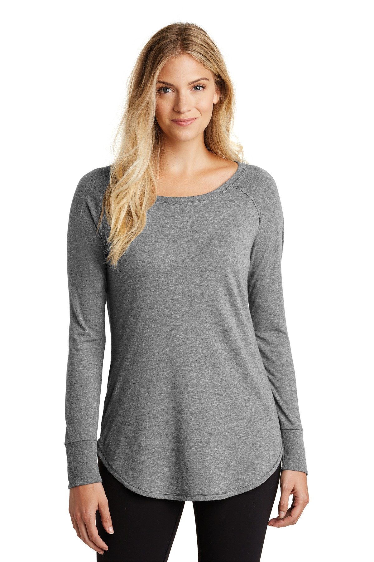 District ® Women's Perfect Tri ® Long Sleeve Tunic Tee. DT132L - Image 2
