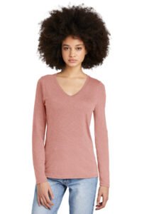 Alternative view of District ®  Women's Perfect Tri ®  Long Sleeve V-Neck Tee DT135