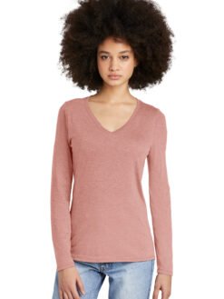 Alternative view of District ®  Women's Perfect Tri ®  Long Sleeve V-Neck Tee DT135
