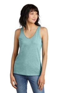 Alternative view of District ®  Women's Perfect Blend ®  CVC V-Neck Tank DT154