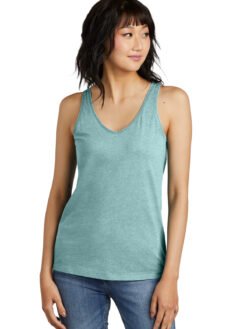 Alternative view of District ®  Women's Perfect Blend ®  CVC V-Neck Tank DT154
