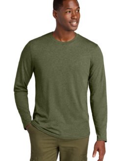 Alternative view of District ®  Perfect Weight ®  CVC Long Sleeve Tee DT185
