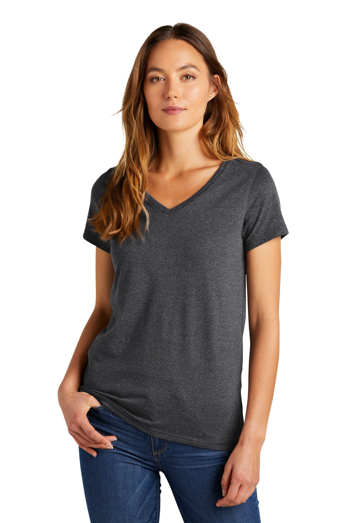District ® Women's The Concert Tee ® V-Neck DT5002 - Image 4