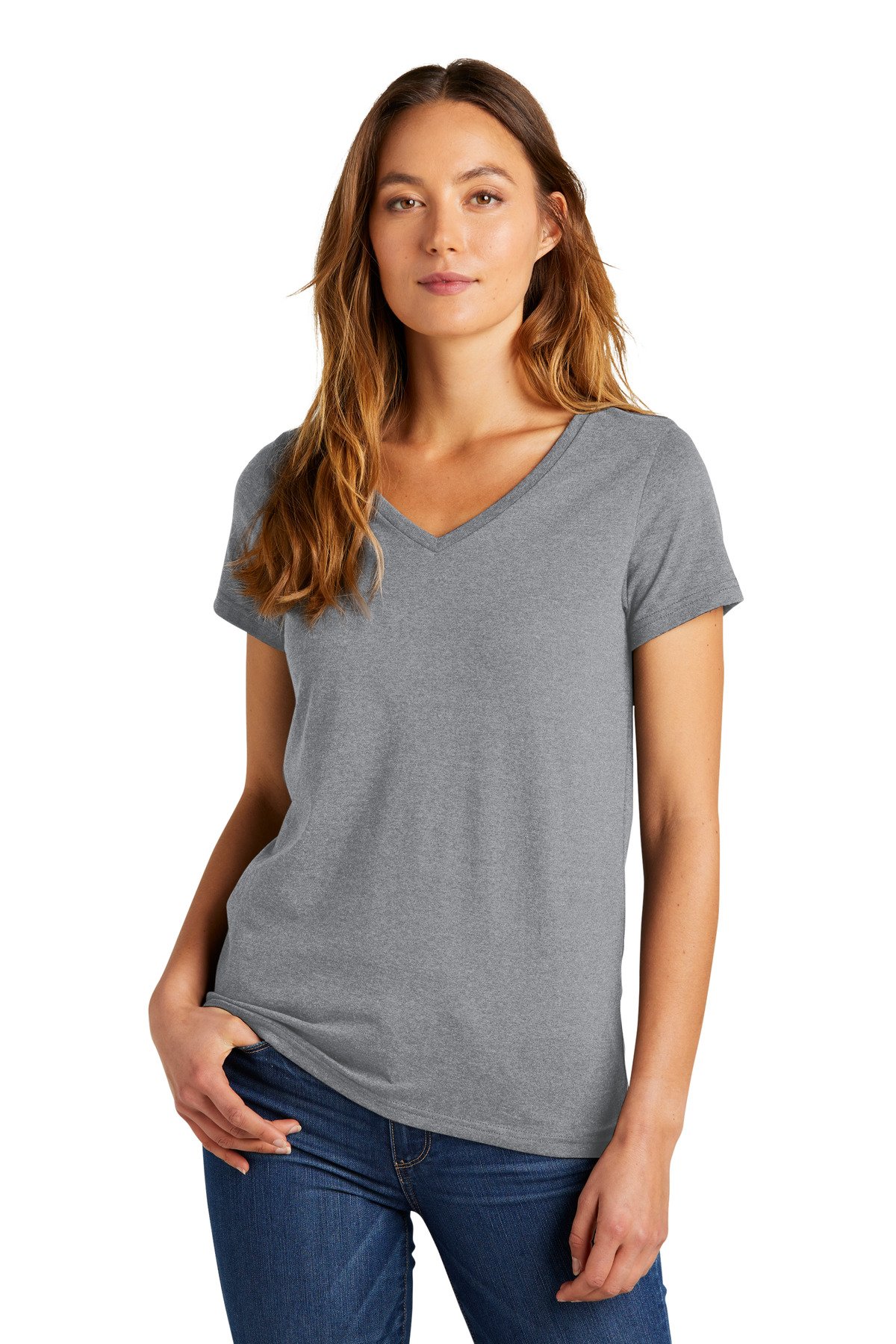 District ® Women's The Concert Tee ® V-Neck DT5002 - Image 5