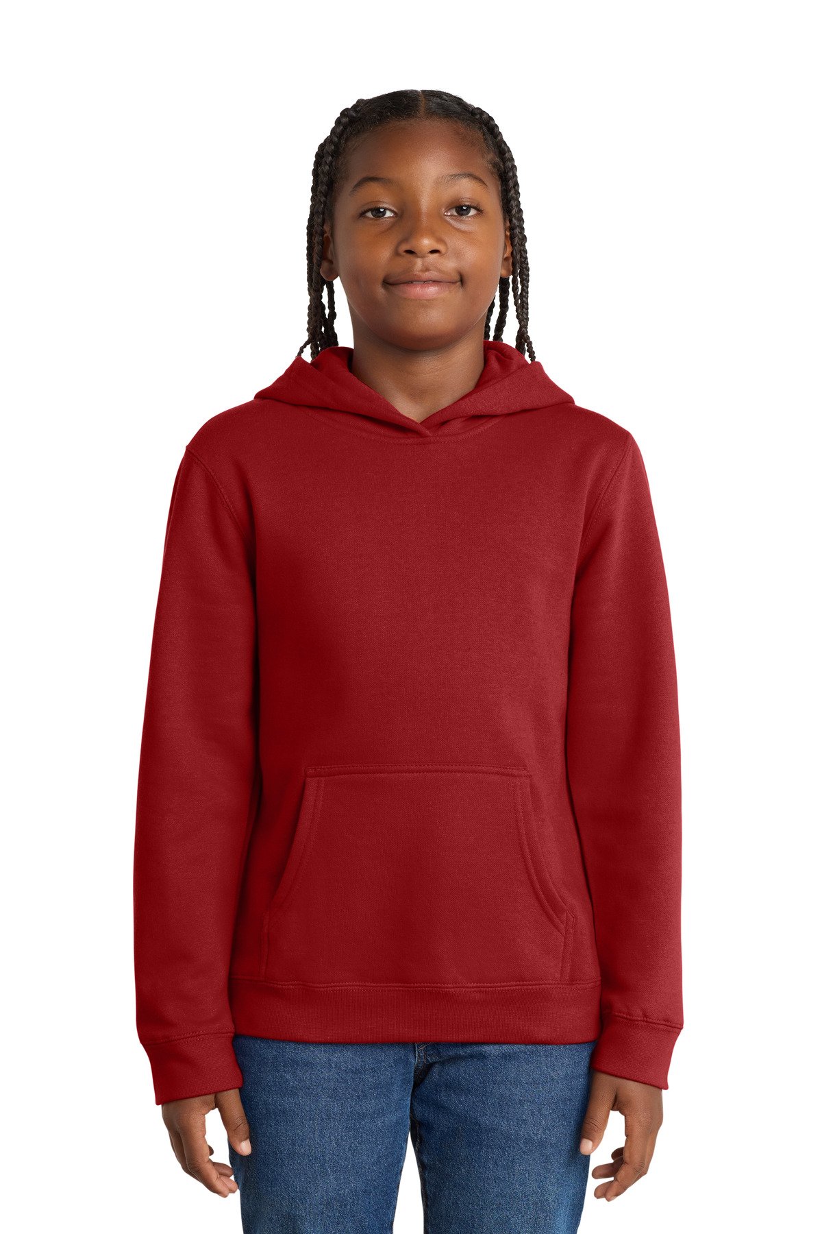 District ® Youth V.I.T. Fleece Hoodie DT6100Y - Image 2