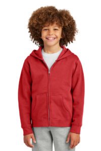 Alternative view of District ®  Youth V.I.T.   Fleece Full-Zip Hoodie DT6102Y