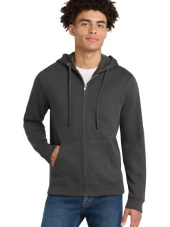Alternative view of District ®  V.I.T. ™ Fleece Full-Zip Hoodie DT6102