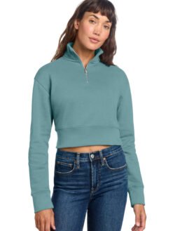 Alternative view of District ®  Women's V.I.T. ™  Fleece 1/2-Zip DT6111