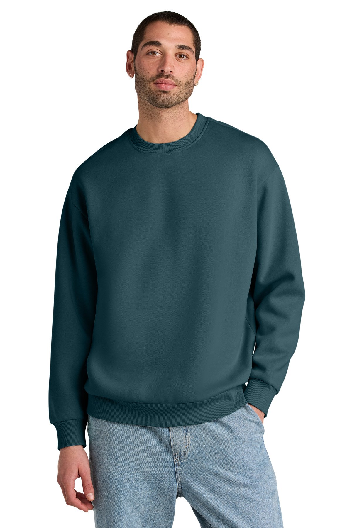 District ® V.I.T. Heavyweight Fleece Crew DT6154 - Image 3