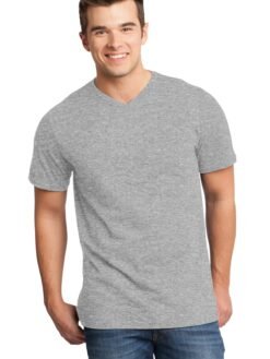 Alternative view of District ®  Very Important Tee ®  V-Neck. DT6500