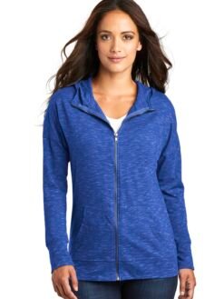 Alternative view of District  ®  Women's Medal Full-Zip Hoodie. DT665