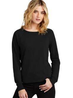 District ® Women's Featherweight French Terry Long Sleeve Crewneck DT672
