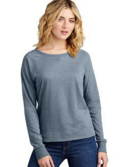 Alternative view of District ®  Women's Featherweight French Terry ™  Long Sleeve Crewneck DT672