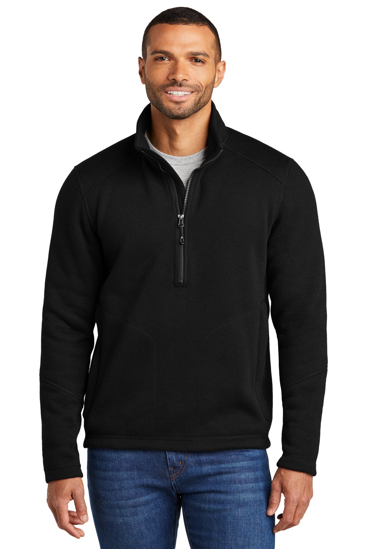 Port Authority ® Arc Sweater Fleece 1/4-Zip F426 - Image 3