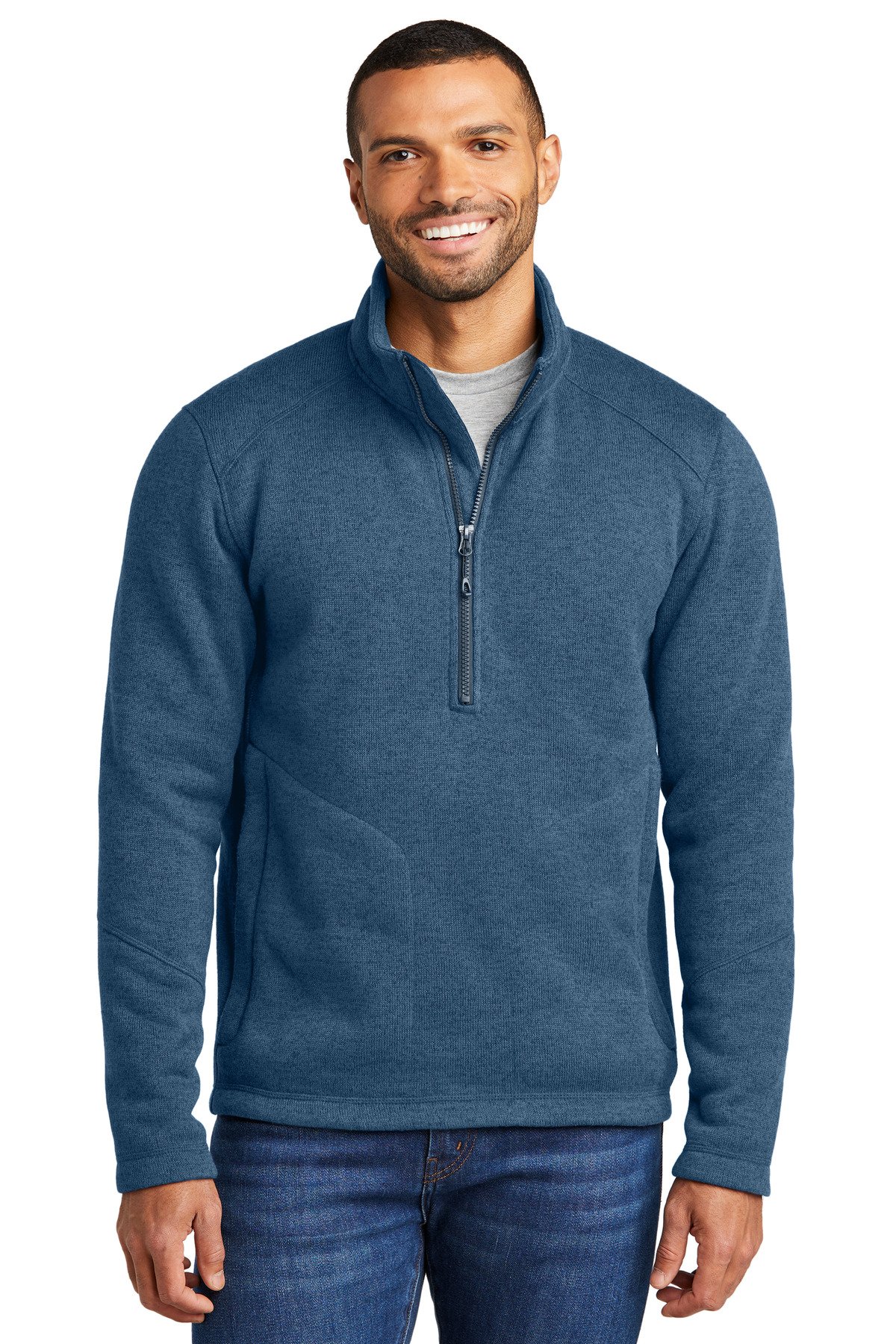 Port Authority ® Arc Sweater Fleece 1/4-Zip F426 - Image 4