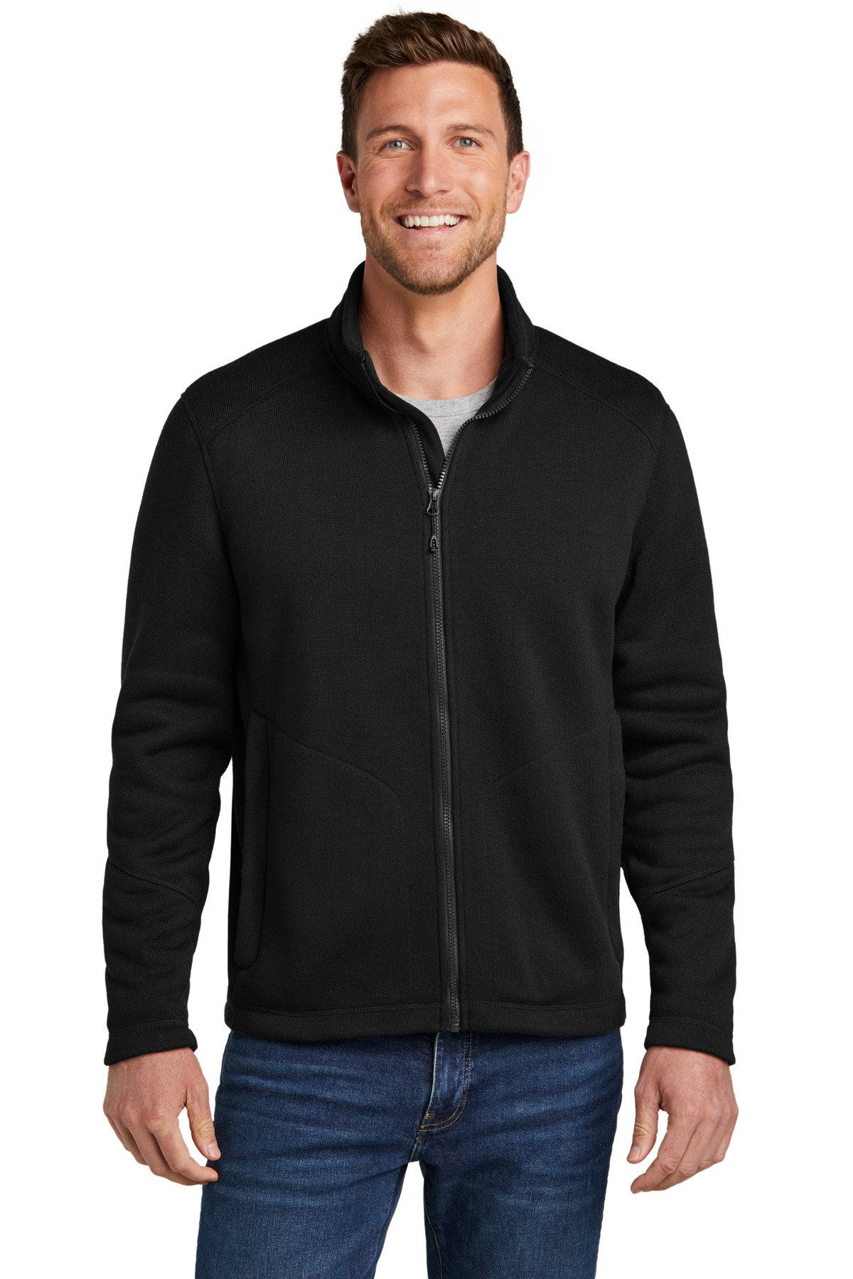 Port Authority ® Arc Sweater Fleece Jacket F428 - Image 4