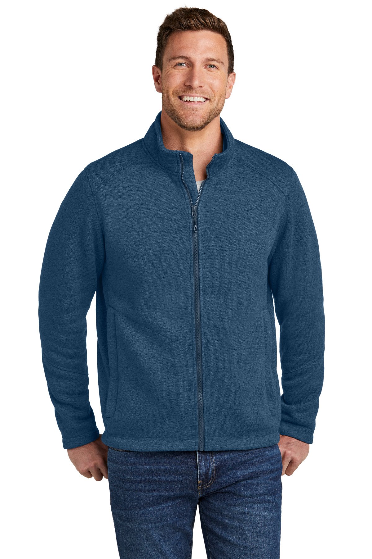 Port Authority ® Arc Sweater Fleece Jacket F428 - Image 3
