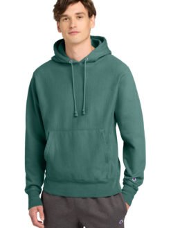 Champion ® Reverse Weave ® Garment-Dyed Hooded Sweatshirt. GDS101