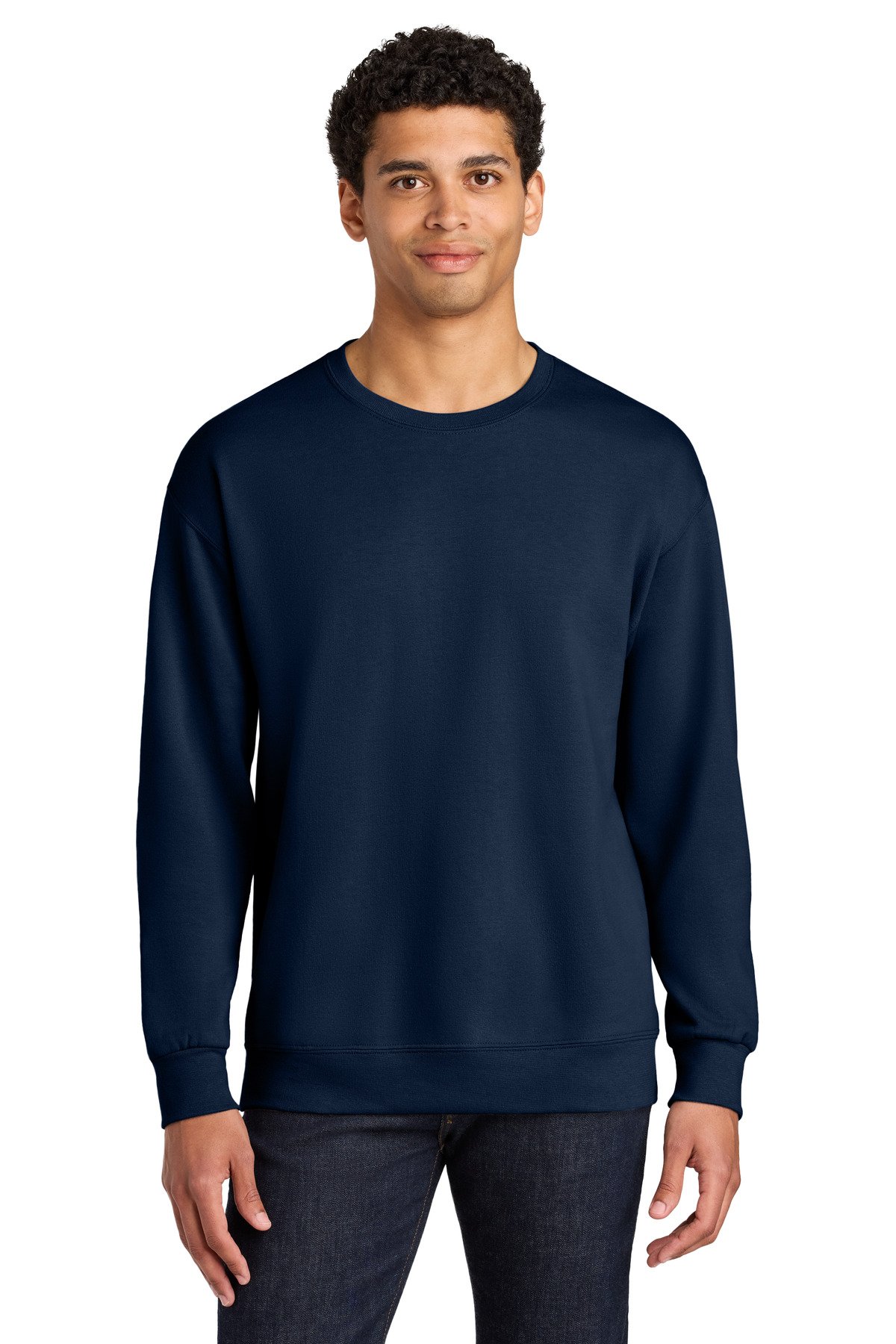 Jerzees Ultimate Unisex CVC Ring Spun Crewneck Sweatshirt IC48M - Image 10