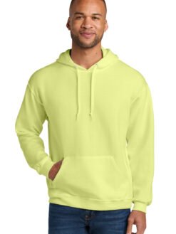 Jerzees Ultimate Unisex CVC Ring Spun Hooded Sweatshirt IC49M