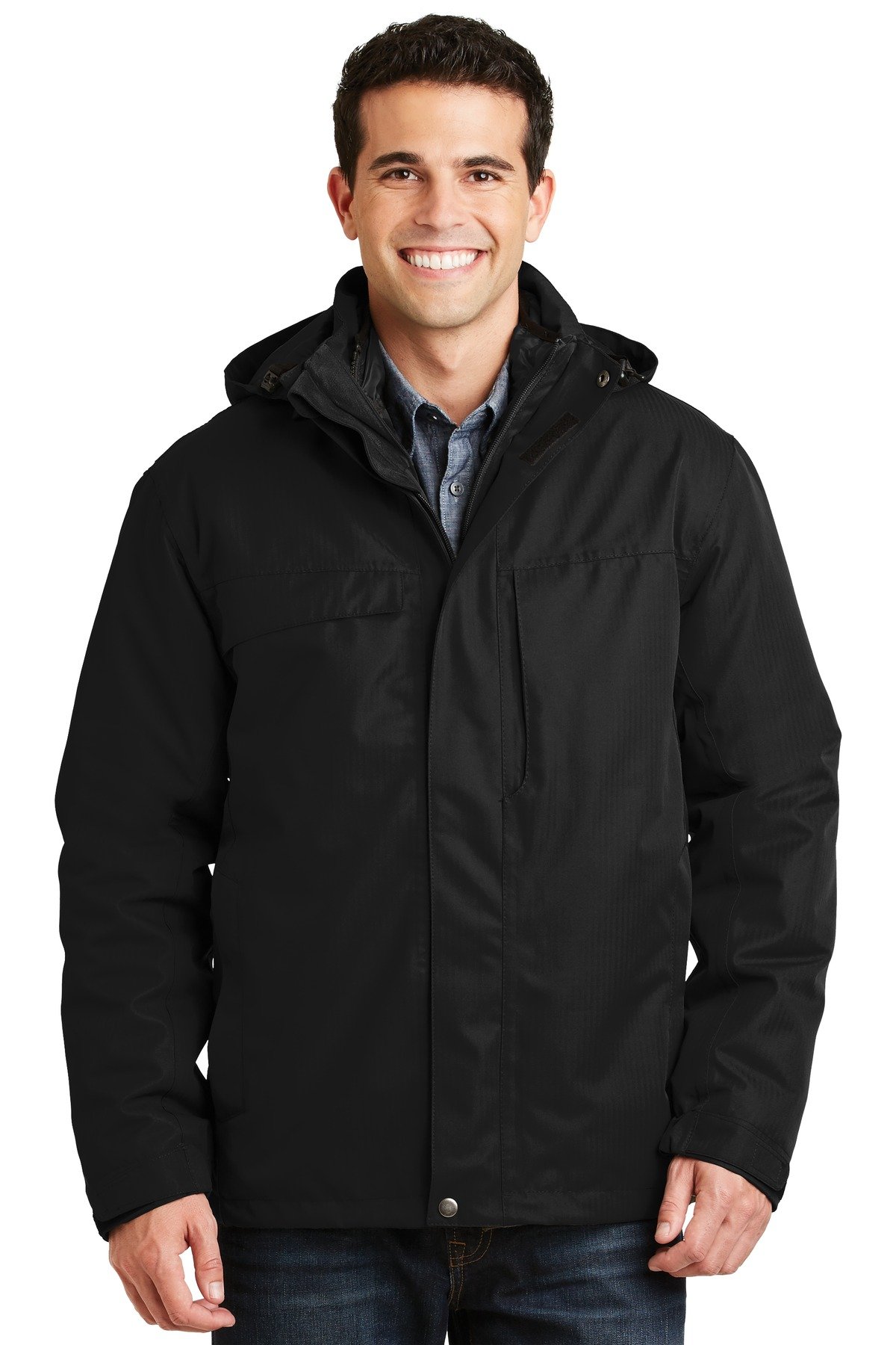 Port Authority ® Herringbone 3-in-1 Parka. J302