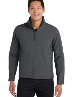 Alternative view of Port Authority ®  Tall Core Soft Shell Jacket. TLJ317